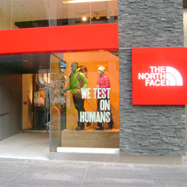 closest north face store